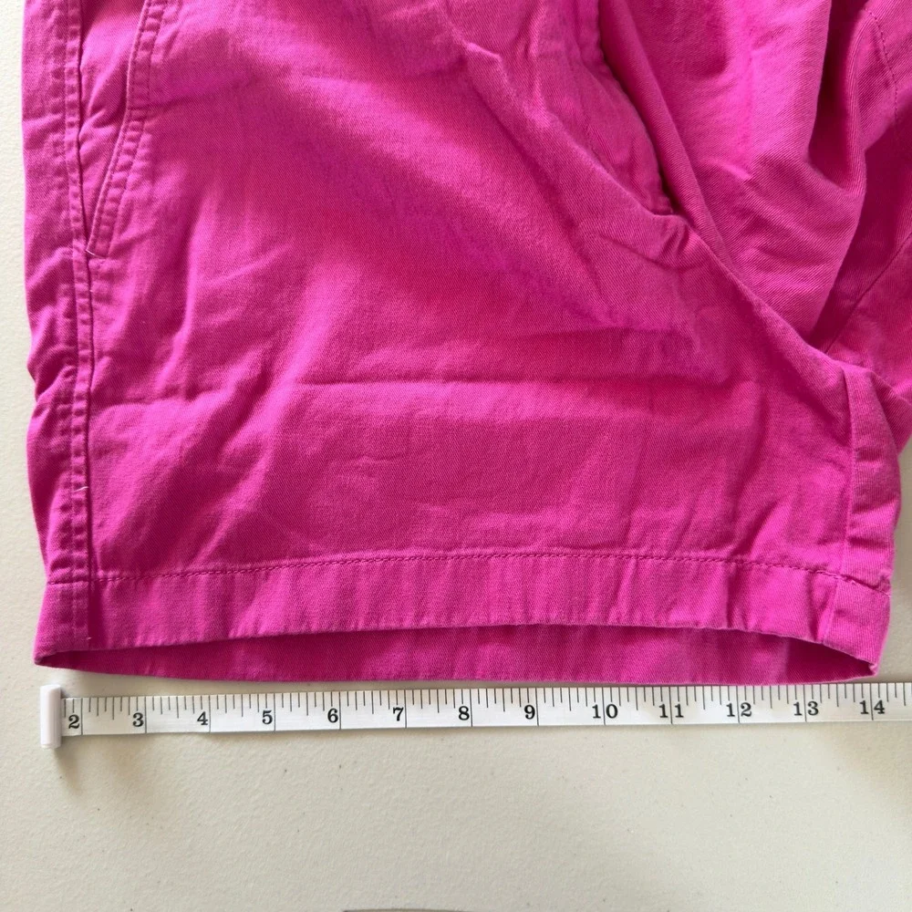 J.Crew Chino Shorts Womens 12 Pink Re-Imagined Cotton Casual Preppy Summer